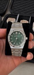 Audemars Piguet 36 mm – Carátula Verde con Diamantes