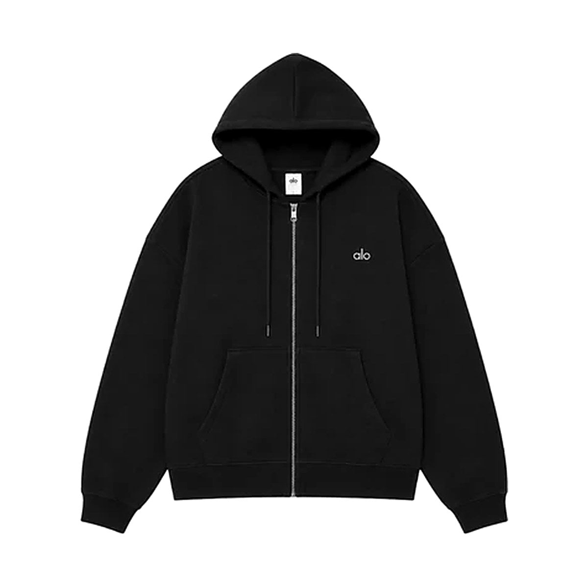 Alo Full Zip Negro