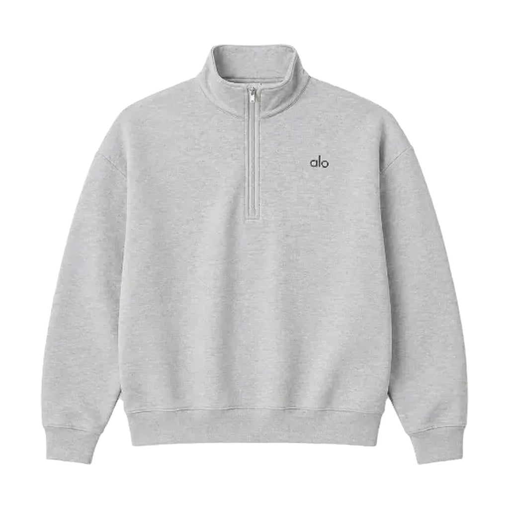 Sudadera Alo Quarter Zip gris