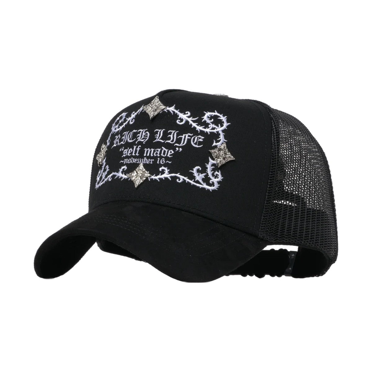 Rich Life Black – Barbas Hats