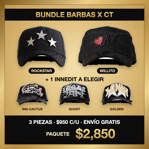 Bundle Barbas X CT: Rockstar, Willito y 1 Innedit a elegir