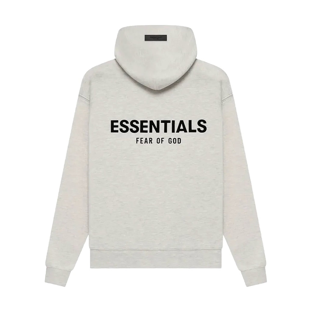 Essentials Hoodie Crema espalda