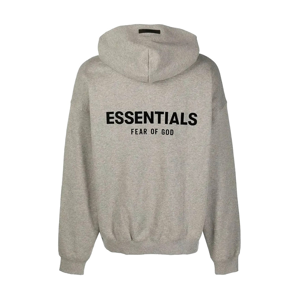 Essentials Hoodie Gris espalda