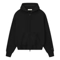 Essentials Hoodie Zip Negro - frente