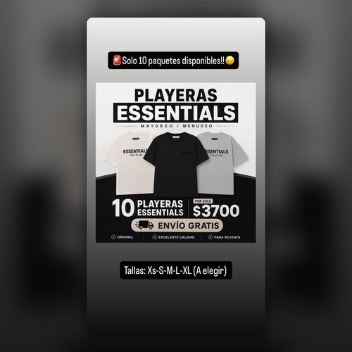 10 Playeras Essentials