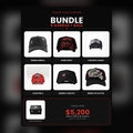 Bundle 6 Gorras + Baúl