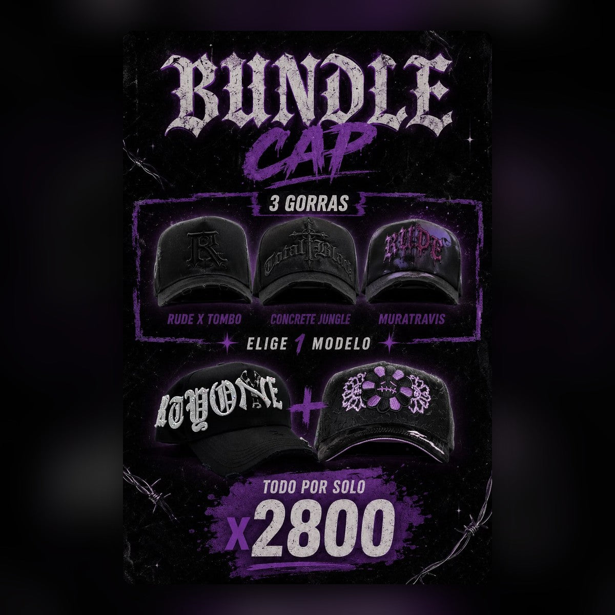 Bundle Cap Morado