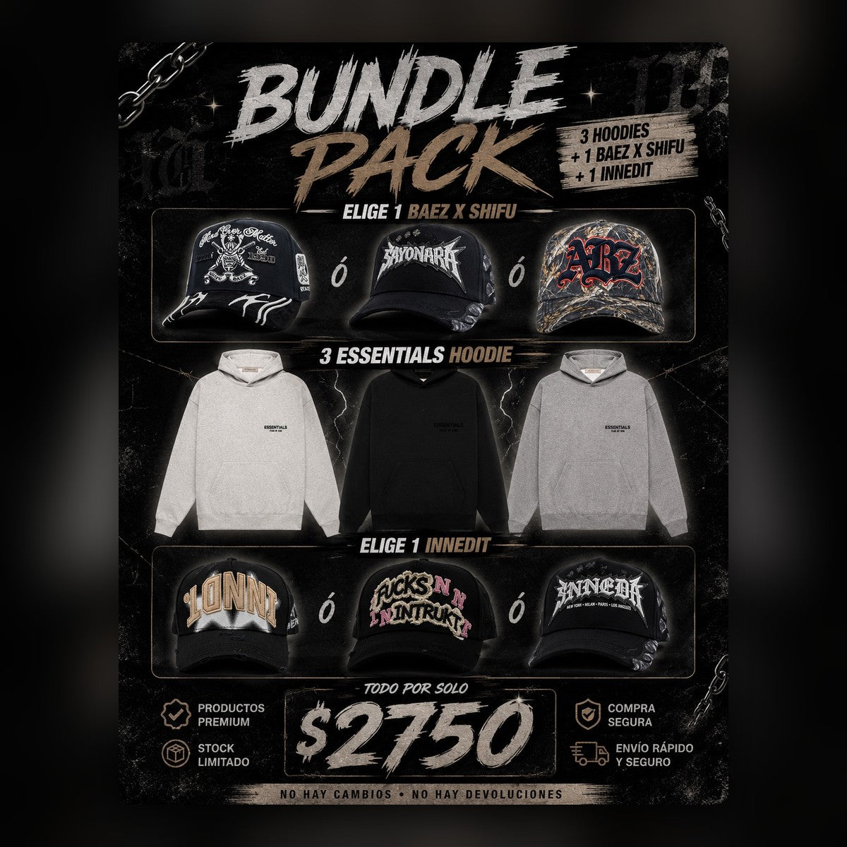 Bundle Pack Hoodies