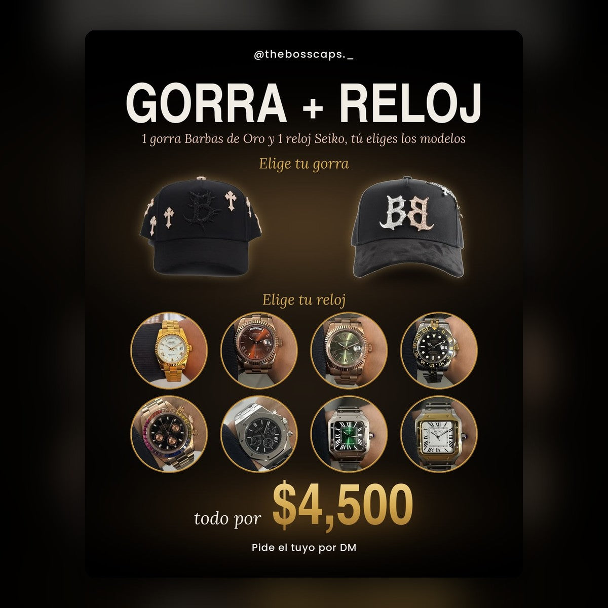 Gorra + Reloj