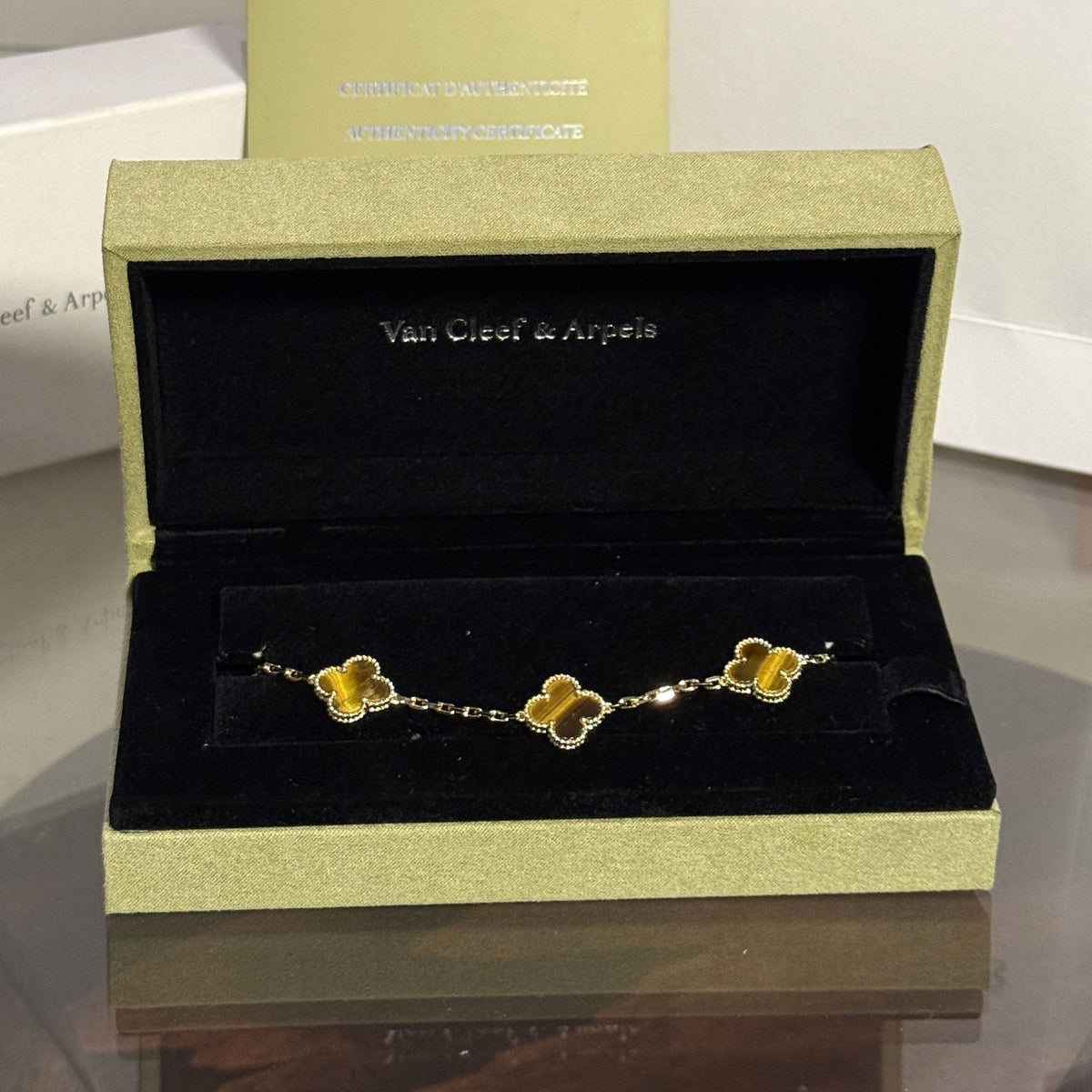 Pulsera Van Cleef – Ojo de tigre